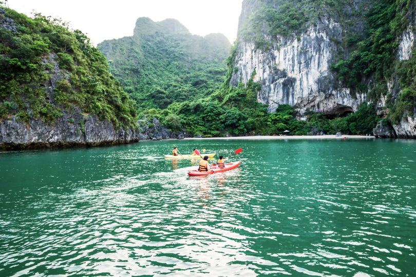 EXPERIENCE KAYAKING IN HA LONG – NO REGRET AT ALL!